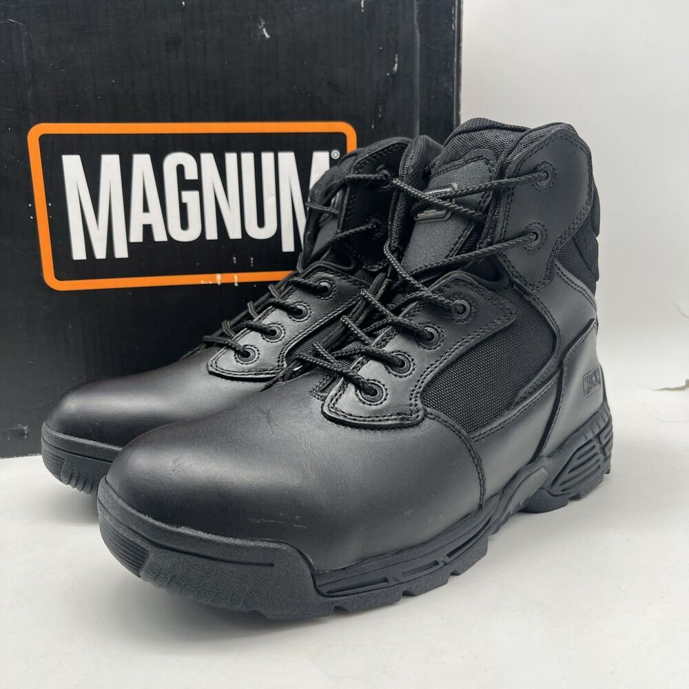 Magnum Mens STEALTH FORCE 6.0 Black Police Army Combat Boots Uniform size 11.5